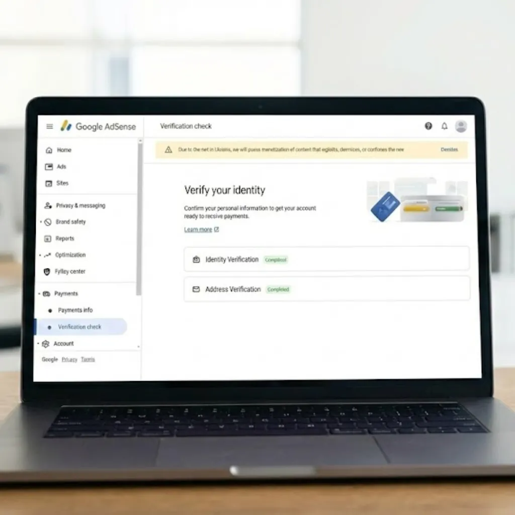 Pin Verified AdSense